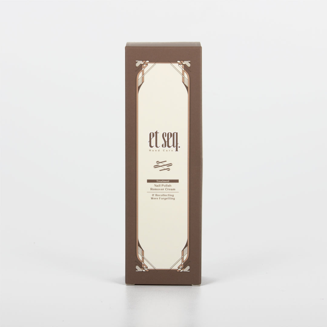 ED1886 リムーバークリーム(クリームタイプの除光液100ml) - et seq.(エセク)羽根ペンネイルポリッシュ - リムーバークリーム