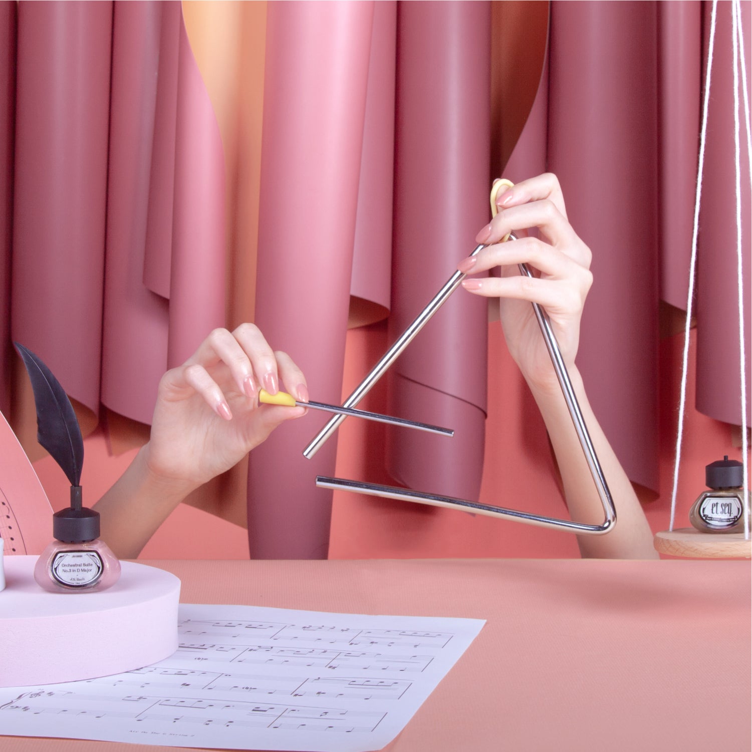 JS1068R 管弦楽組曲第3番 ニ長調【発売記念10%オフCP中】 - et seq.(エセク)羽根ペンネイルポリッシュ - ラメ入りマニキュア