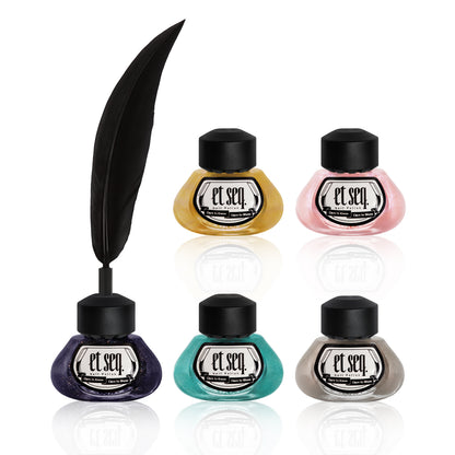 【ギフトBOX付き】凪良ゆう五色セット【送料無料】 - et seq.（エセク）羽根ペンネイルポリッシュ - マニキュア