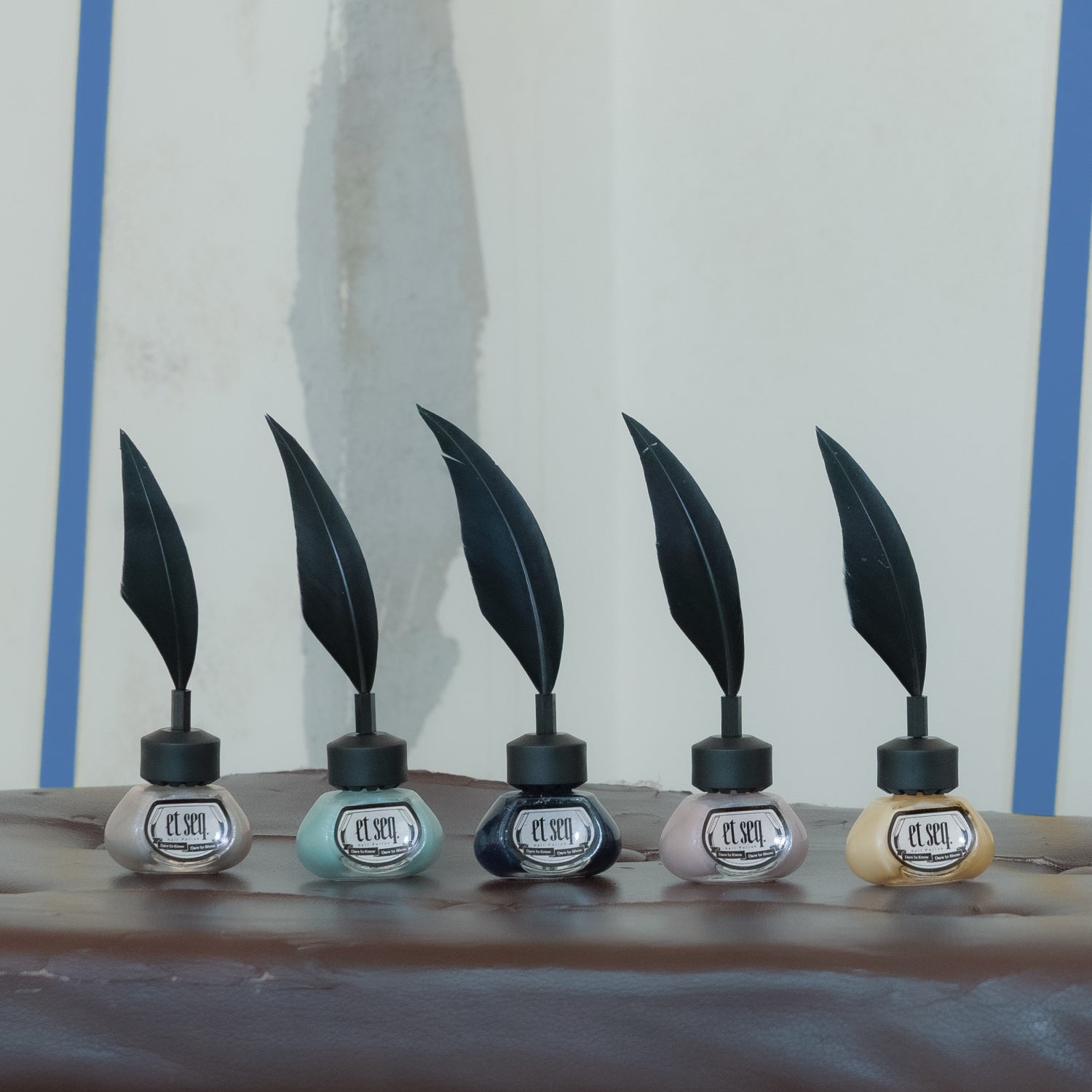 【ギフトBOX付き】凪良ゆう五色セット【送料無料】 - et seq.（エセク）羽根ペンネイルポリッシュ - マニキュア