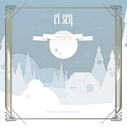 ET2021 雪の奇跡（ホロ入りウォームトップジェル） - et seq.（エセク）羽根ペンネイルポリッシュ - ジェルトップコート
